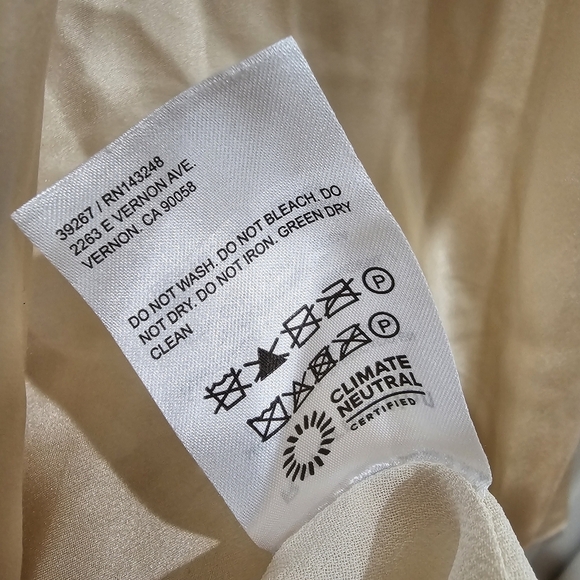 Reformation Blu Silk Dress - Picture 8 of 8